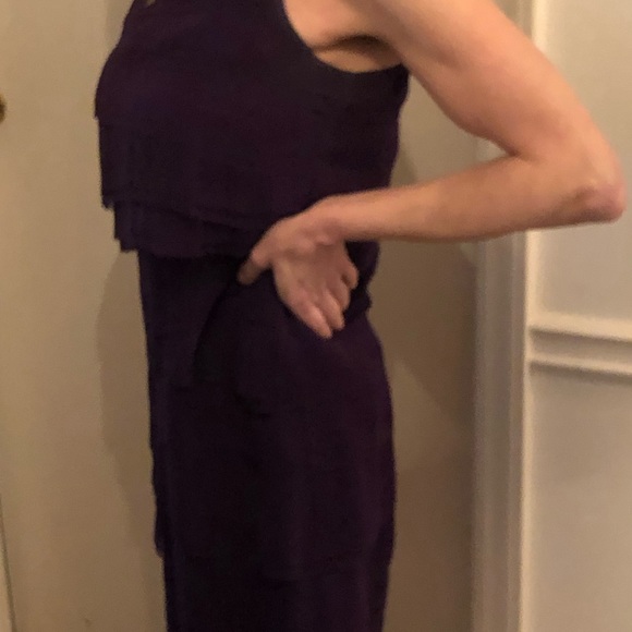 Diane Von Furstenberg Purple Silk dress size 2 - Picture 7 of 7